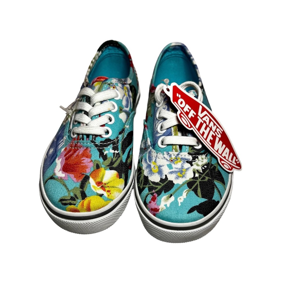 Vans Authentic Lo Pro Hawaiian Tropical Floral Sneakers Size 10 1/2
